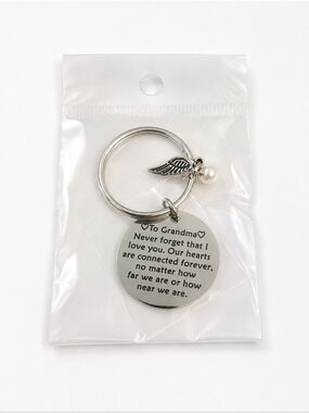 Grandma Angel Wing Keychain New in Package